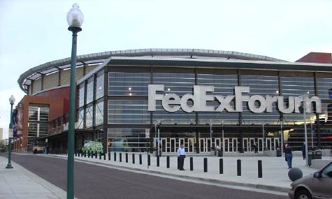 FedEx Forum, Memphis...</div>
<div id=