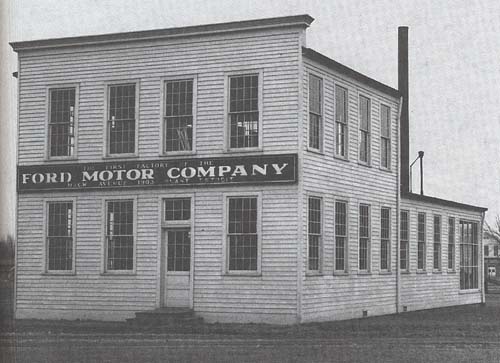 The first Ford Motor Company factory in Michigan